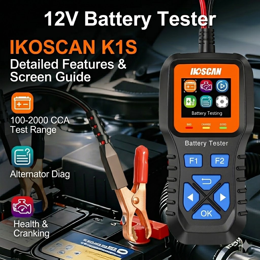 IKOSCAN K1S 12V Car Battery Te - Topdon Tc001 Thermal Camera recension och pris