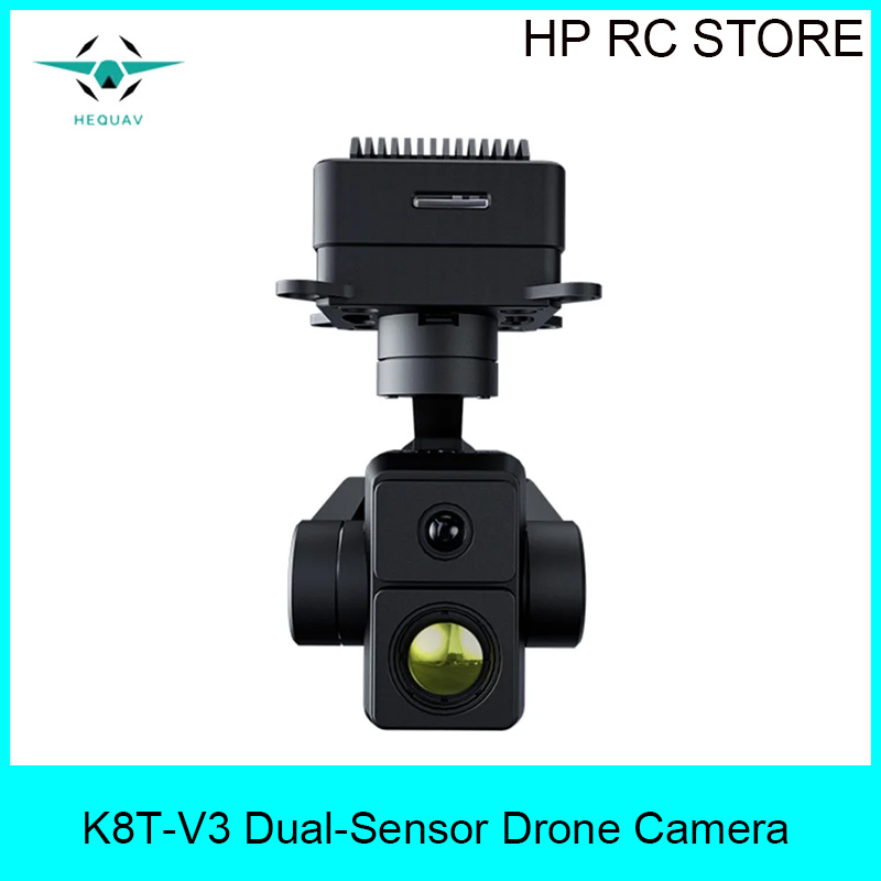 HEQUAV K8T-V3 Dual-Sensor Dron - Thermal Imager Drone Gimbal recension och pris