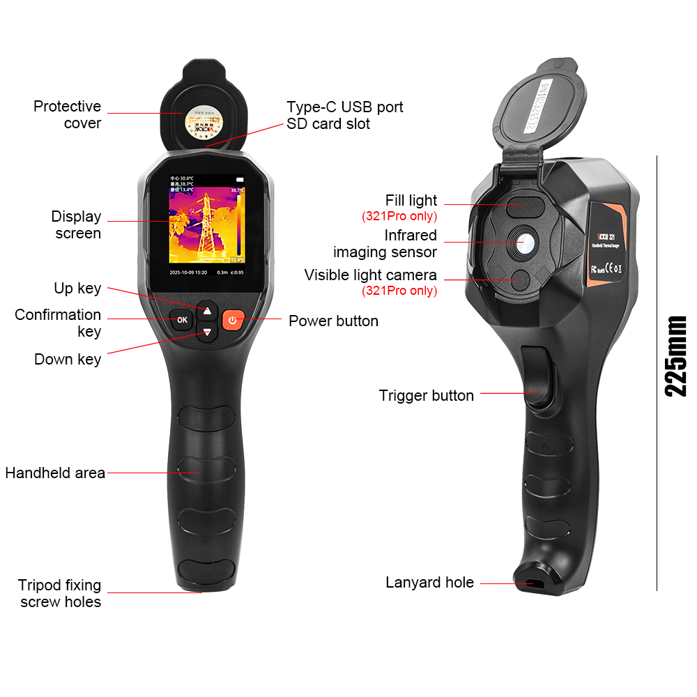 VICTOR 31 Handheid Infrared Th - Nf 521 Thermal Imaging Camera recension och pris