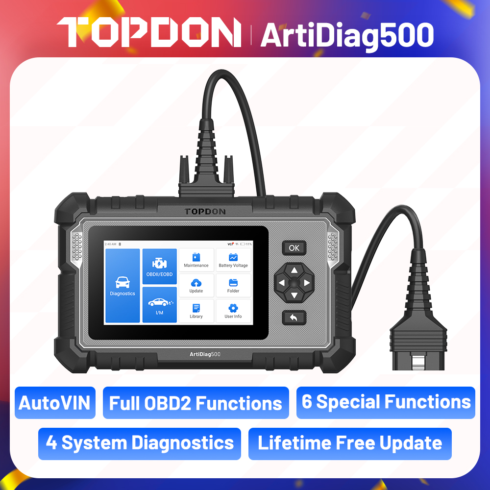 Topdon ArtiDiag500 Car Diagnos - Topdon Tc001 Thermal Camera recension och pris