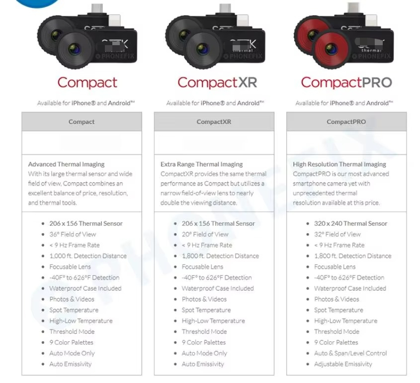 For Seek Thermal Imaging Camer - Seek Compact Pro Android recension och pris