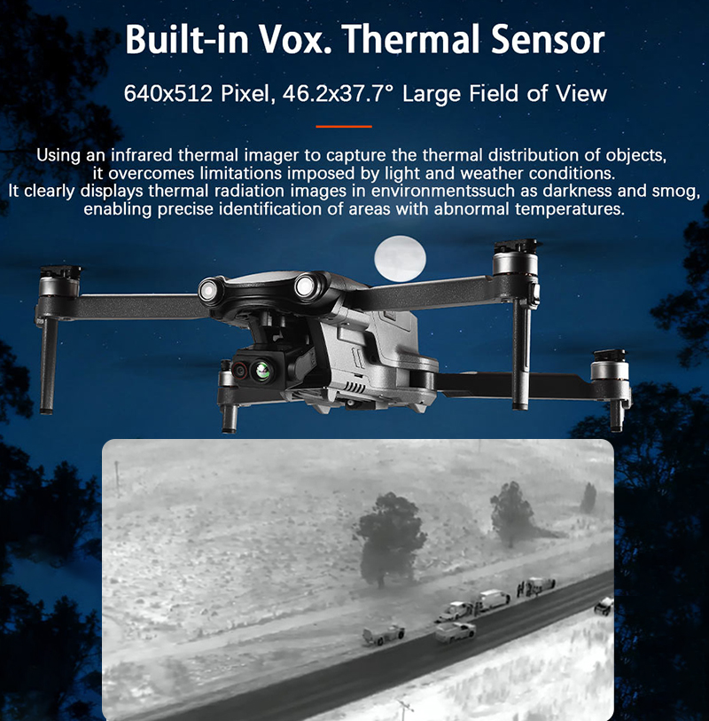 New Arrival 640x512 FPV Drone  - Hunting Thermal Imaging Scope recension och pris