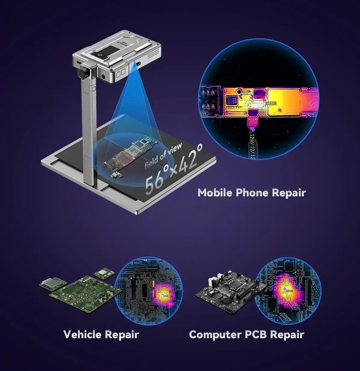 LANGCHI SHIRYCAN III 4K Infrar - Pcb Short Circuit Thermal Diagnostics recension och pris